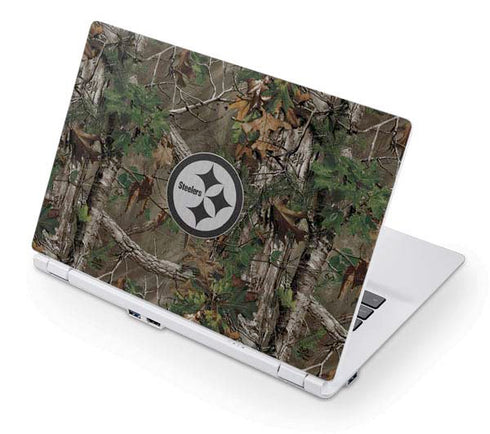 NFL Pittsburgh Steelers Realtree Xtra Green Camo Acer Chromebook Skin