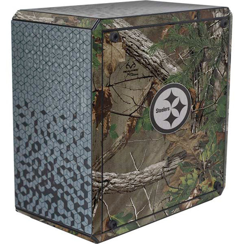 NFL Pittsburgh Steelers Realtree Xtra Green Camo Cooler Master MasterBox Q300L Mini Tower Skin