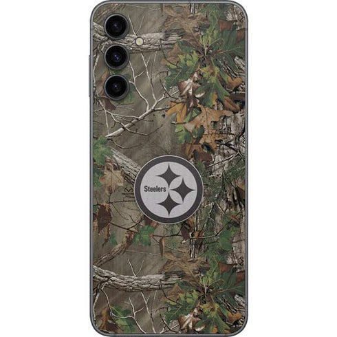 NFL Pittsburgh Steelers Realtree Xtra Green Camo Galaxy A14 5G Skin