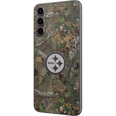 NFL Pittsburgh Steelers Realtree Xtra Green Camo Galaxy A14 5G Skin