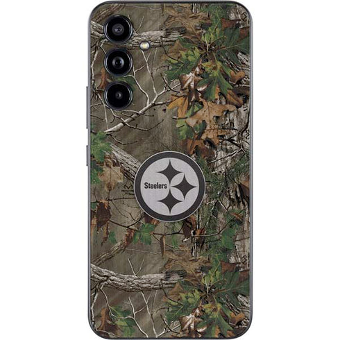 NFL Pittsburgh Steelers Realtree Xtra Green Camo Galaxy A54 5G Skin