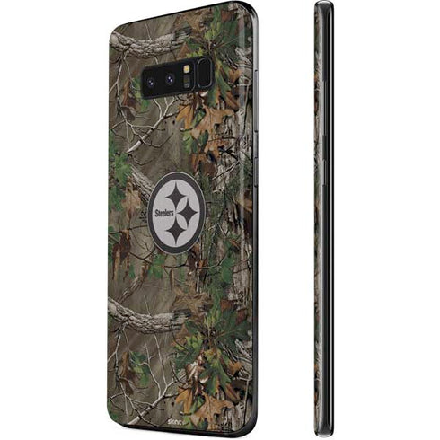 NFL Pittsburgh Steelers Realtree Xtra Green Camo Galaxy Note 8 Skin