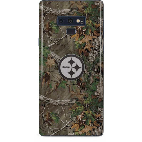 NFL Pittsburgh Steelers Realtree Xtra Green Camo Galaxy Note 9 Skin