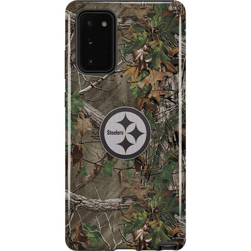 NFL Pittsburgh Steelers Realtree Xtra Green Camo Galaxy Note20 5G Pro Case