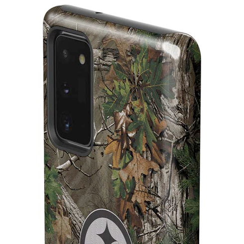 NFL Pittsburgh Steelers Realtree Xtra Green Camo Galaxy Note20 5G Pro Case