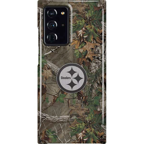NFL Pittsburgh Steelers Realtree Xtra Green Camo Galaxy Note20 Ultra 5G Lite Case