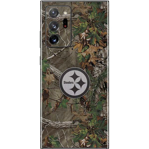 NFL Pittsburgh Steelers Realtree Xtra Green Camo Galaxy Note20 Ultra 5G Skin