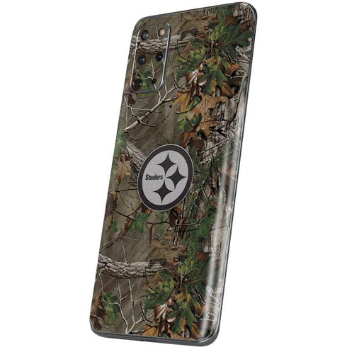 NFL Pittsburgh Steelers Realtree Xtra Green Camo Galaxy S20 Plus Skin