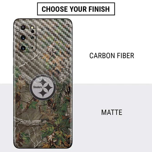 NFL Pittsburgh Steelers Realtree Xtra Green Camo Galaxy S20 Plus Skin