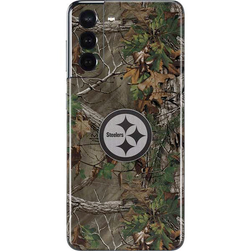 NFL Pittsburgh Steelers Realtree Xtra Green Camo Galaxy S21 5G Skin