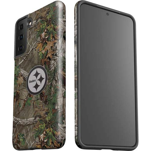 NFL Pittsburgh Steelers Realtree Xtra Green Camo Galaxy S21 Plus 5G Pro Case