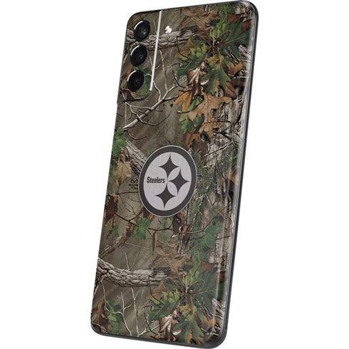 NFL Pittsburgh Steelers Realtree Xtra Green Camo Galaxy S21 Plus 5G Skin