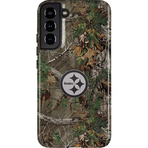 NFL Pittsburgh Steelers Realtree Xtra Green Camo Galaxy S22 Plus Pro Case