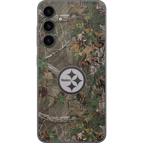 NFL Pittsburgh Steelers Realtree Xtra Green Camo Galaxy S23 FE Skin