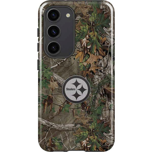 NFL Pittsburgh Steelers Realtree Xtra Green Camo Galaxy S23 Pro Case