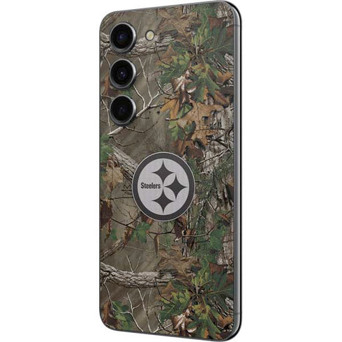 NFL Pittsburgh Steelers Realtree Xtra Green Camo Galaxy S23 Skin