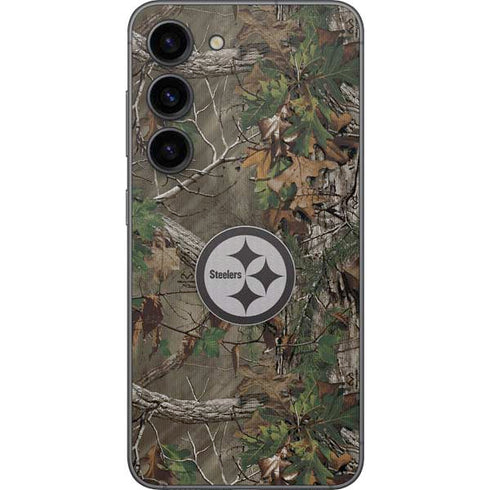 NFL Pittsburgh Steelers Realtree Xtra Green Camo Galaxy S23 Skin