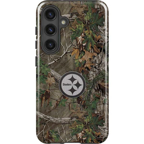 NFL Pittsburgh Steelers Realtree Xtra Green Camo Galaxy S24 Plus Impact Case