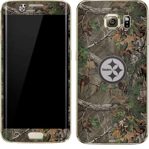 NFL Pittsburgh Steelers Realtree Xtra Green Camo Galaxy S7 Edge Skin