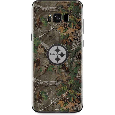 NFL Pittsburgh Steelers Realtree Xtra Green Camo Galaxy S8 Skin