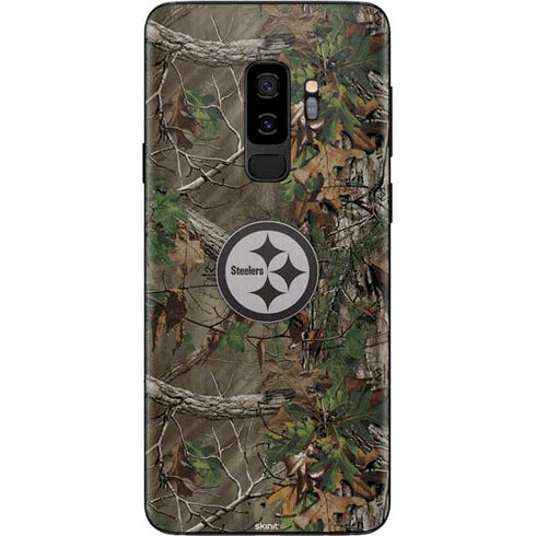 NFL Pittsburgh Steelers Realtree Xtra Green Camo Galaxy S9 Plus Skin