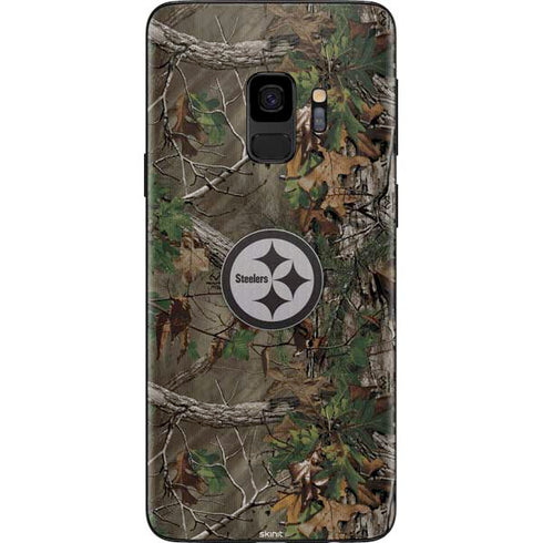 NFL Pittsburgh Steelers Realtree Xtra Green Camo Galaxy S9 Skin
