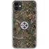 NFL Pittsburgh Steelers Realtree Xtra Green Camo iPhone 11 Clear Case