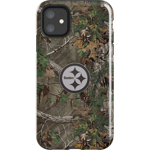NFL Pittsburgh Steelers Realtree Xtra Green Camo iPhone 11 Impact Case