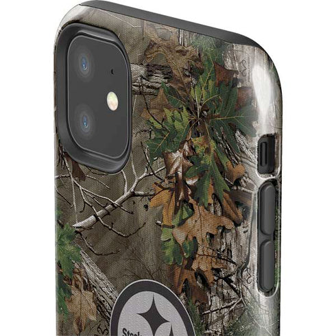 NFL Pittsburgh Steelers Realtree Xtra Green Camo iPhone 11 Impact Case