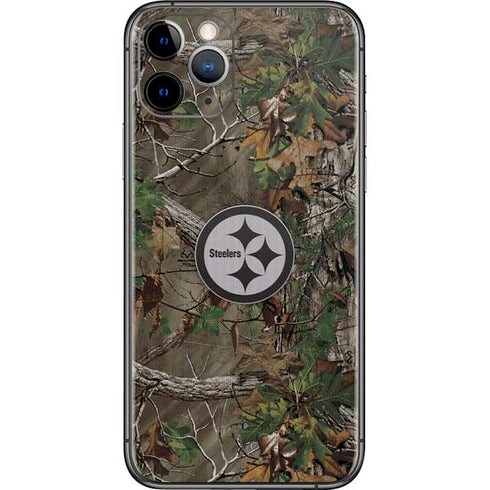 NFL Pittsburgh Steelers Realtree Xtra Green Camo iPhone 11 Pro Skin