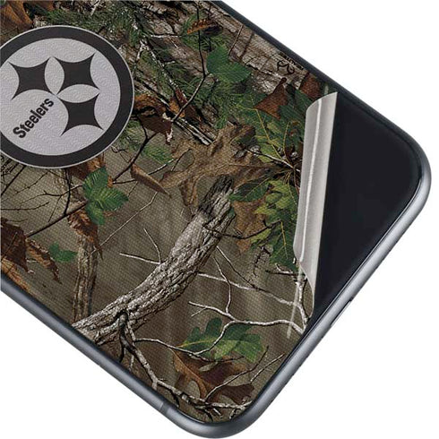 NFL Pittsburgh Steelers Realtree Xtra Green Camo iPhone 11 Skin
