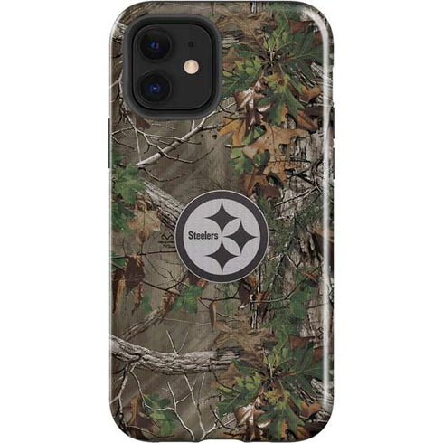 NFL Pittsburgh Steelers Realtree Xtra Green Camo iPhone 12 Impact Case