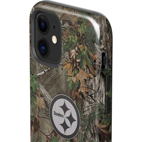 NFL Pittsburgh Steelers Realtree Xtra Green Camo iPhone 12 Impact Case