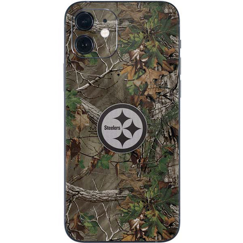 NFL Pittsburgh Steelers Realtree Xtra Green Camo iPhone 12 Mini Skin
