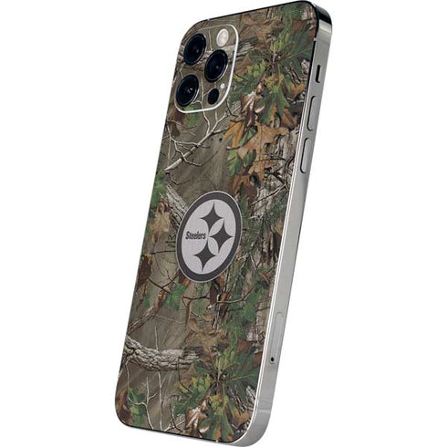 NFL Pittsburgh Steelers Realtree Xtra Green Camo iPhone 12 Pro Skin