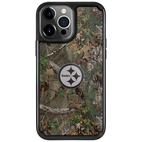 NFL Pittsburgh Steelers Realtree Xtra Green Camo iPhone 13 Pro Cargo Case