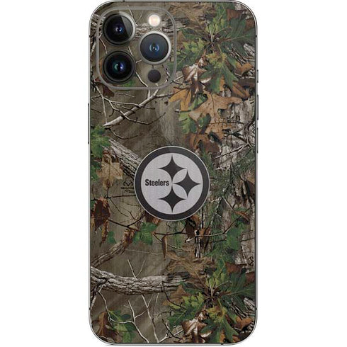 NFL Pittsburgh Steelers Realtree Xtra Green Camo iPhone 14 Pro Max Skin