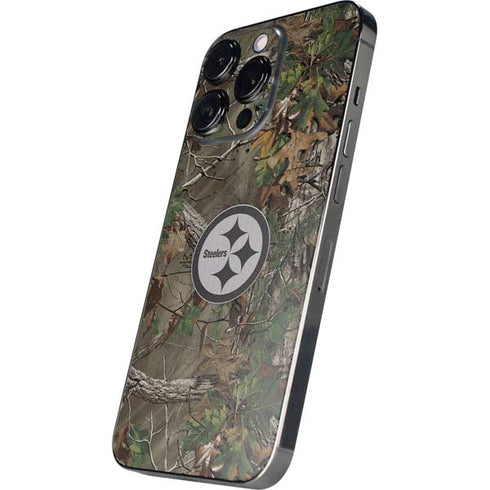 NFL Pittsburgh Steelers Realtree Xtra Green Camo iPhone 14 Pro Max Skin