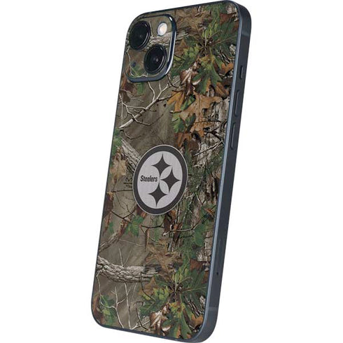 NFL Pittsburgh Steelers Realtree Xtra Green Camo iPhone 14 Skin