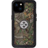 NFL Pittsburgh Steelers Realtree Xtra Green Camo iPhone 15 Plus Waterproof Case