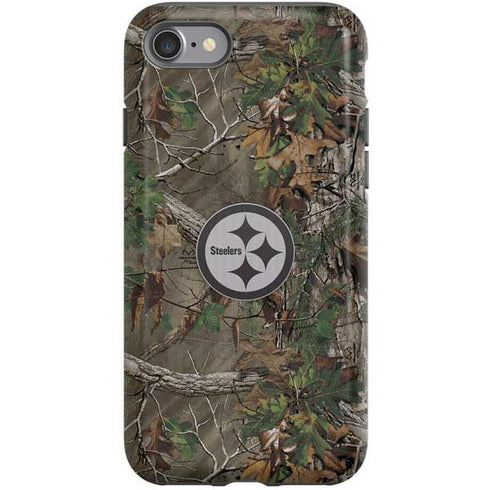 NFL Pittsburgh Steelers Realtree Xtra Green Camo iPhone SE (2nd & 3rd Gen) Pro Case