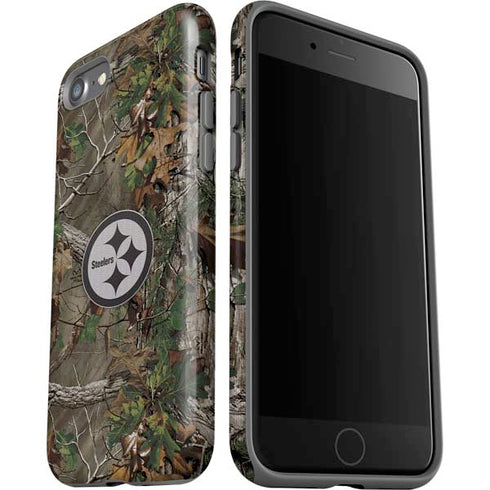 NFL Pittsburgh Steelers Realtree Xtra Green Camo iPhone SE (2nd & 3rd Gen) Pro Case