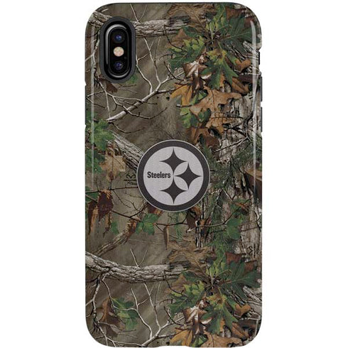 NFL Pittsburgh Steelers Realtree Xtra Green Camo iPhone X Pro Case