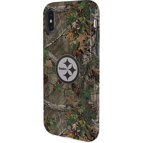 NFL Pittsburgh Steelers Realtree Xtra Green Camo iPhone X Pro Case