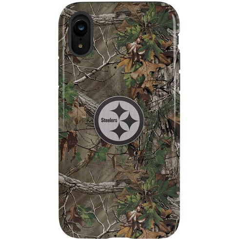 NFL Pittsburgh Steelers Realtree Xtra Green Camo iPhone XR Pro Case