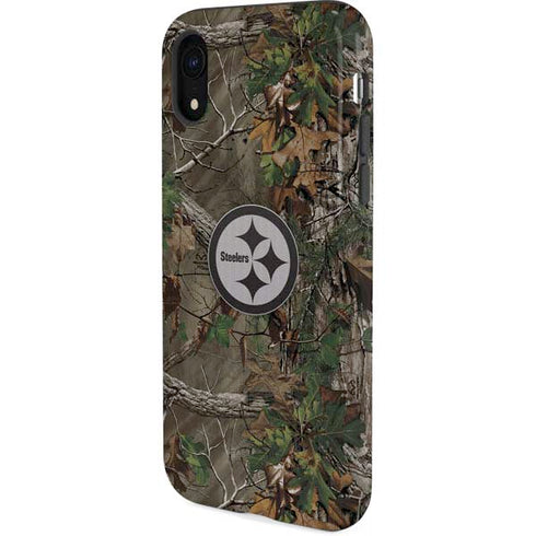 NFL Pittsburgh Steelers Realtree Xtra Green Camo iPhone XR Pro Case