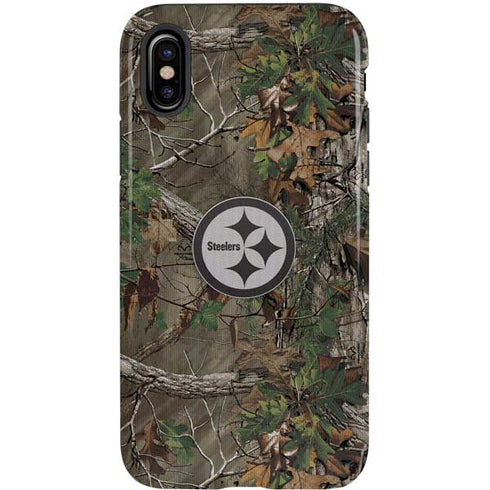 NFL Pittsburgh Steelers Realtree Xtra Green Camo iPhone XS Pro Case