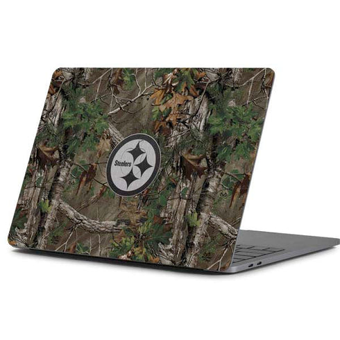 NFL Pittsburgh Steelers Realtree Xtra Green Camo Apple MacBook Pro 13-inch Skin