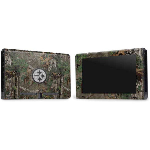 NFL Pittsburgh Steelers Realtree Xtra Green Camo Nintendo Switch Bundle Skin