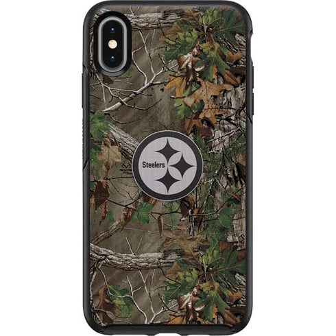 NFL Pittsburgh Steelers Realtree Xtra Green Camo Otterbox Symmetry iPhone Skin